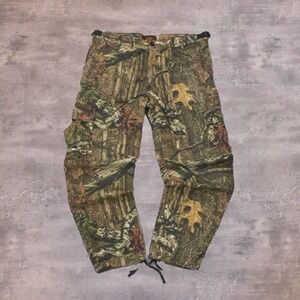 Y2K 2000's 00's Yukon Real Tree Baggy Relax Fit Wide Legged Cargo Pant's